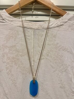 Kendra Scott Blue Pendant Drop Necklace - Women Jewelry